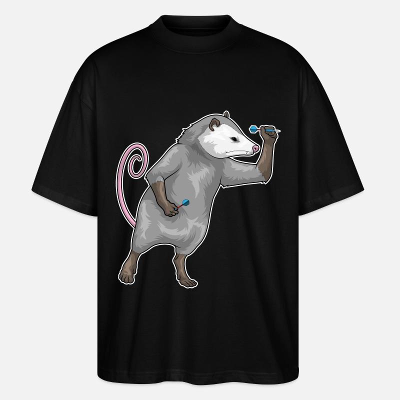 Fléchette Marsupiale Fléchette Fléchette - T-shirt bio Blaster 2.0 coupe oversize Stanley/Stella Unisexe - noir