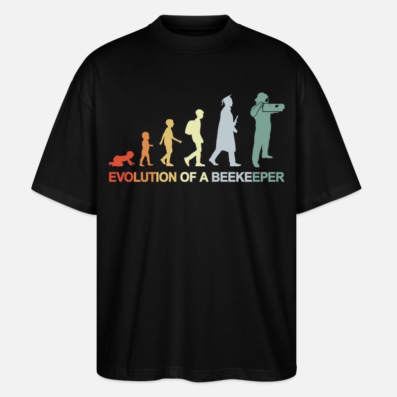 Beekeeper Evolution - Stanley/Stella Oversized Unisex Organic T-shirt Blaster 2.0 - black