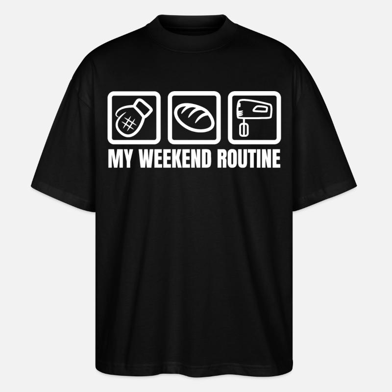 Fun Bakery Weekend - Stanley/Stella Oversized Unisex Organic T-shirt Blaster 2.0 - black