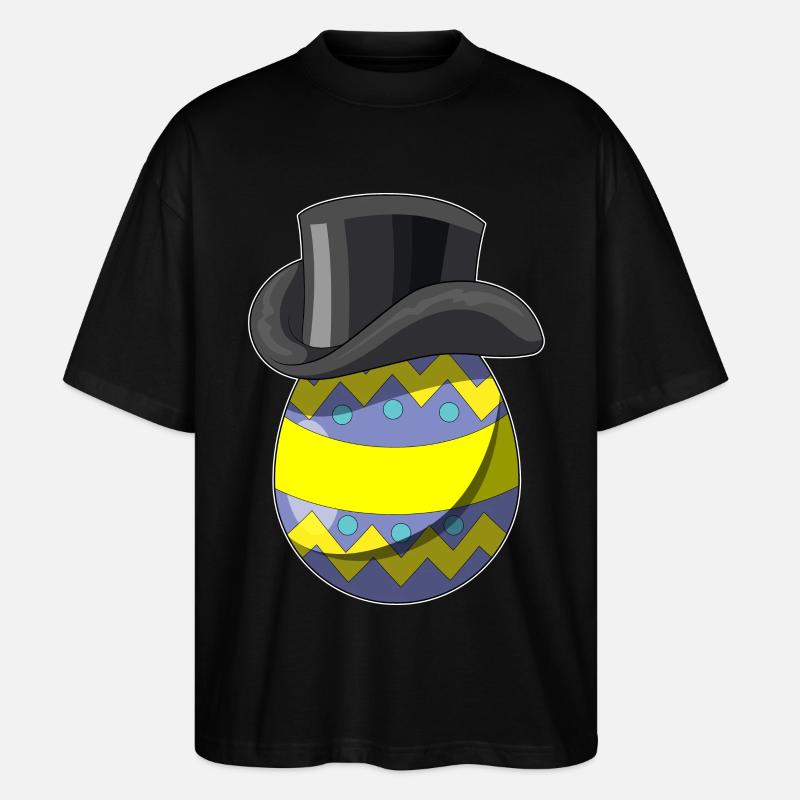 Osterei Ostern Zauberer - Stanley/Stella Oversized Unisex Bio T-Shirt Blaster 2.0 - Schwarz