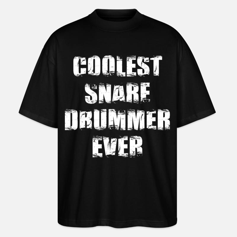 Der coolste Trommler aller Zeiten - Stanley/Stella Oversized Unisex Bio T-Shirt Blaster 2.0 - Schwarz