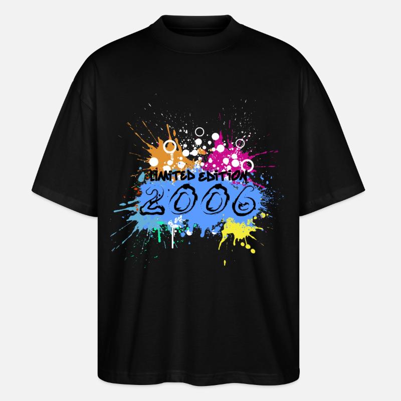 Colour explosion Limited Edition 2006 - Stanley/Stella Oversized Unisex Organic T-shirt Blaster 2.0 - black