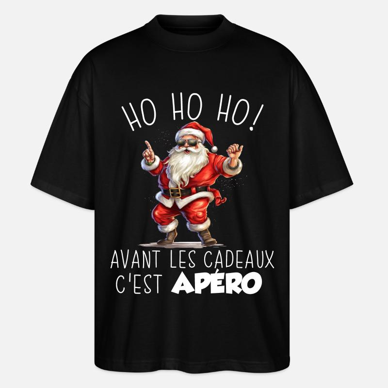 Pull Moche De Noël - T-shirt bio Blaster 2.0 coupe oversize Stanley/Stella Unisexe - noir
