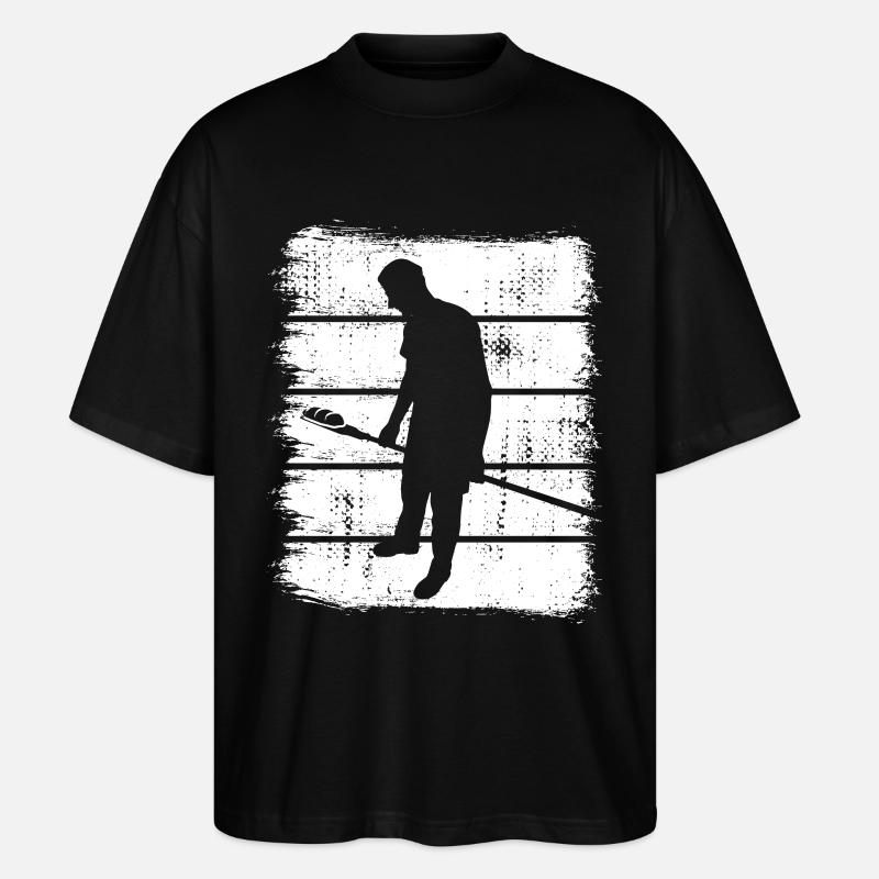Bäcker - Stanley/Stella Oversized Unisex Bio T-Shirt Blaster 2.0 - Schwarz