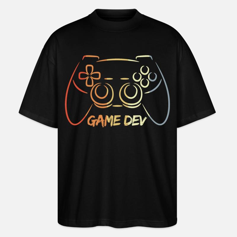 Games Developer - Stanley/Stella Oversized Unisex Organic T-shirt Blaster 2.0 - black