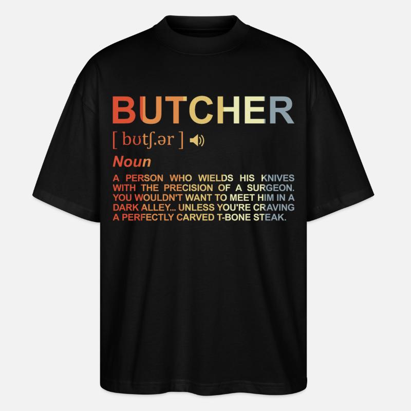 Fleischer Begriff - Stanley/Stella Oversized Unisex Bio T-Shirt Blaster 2.0 - Schwarz