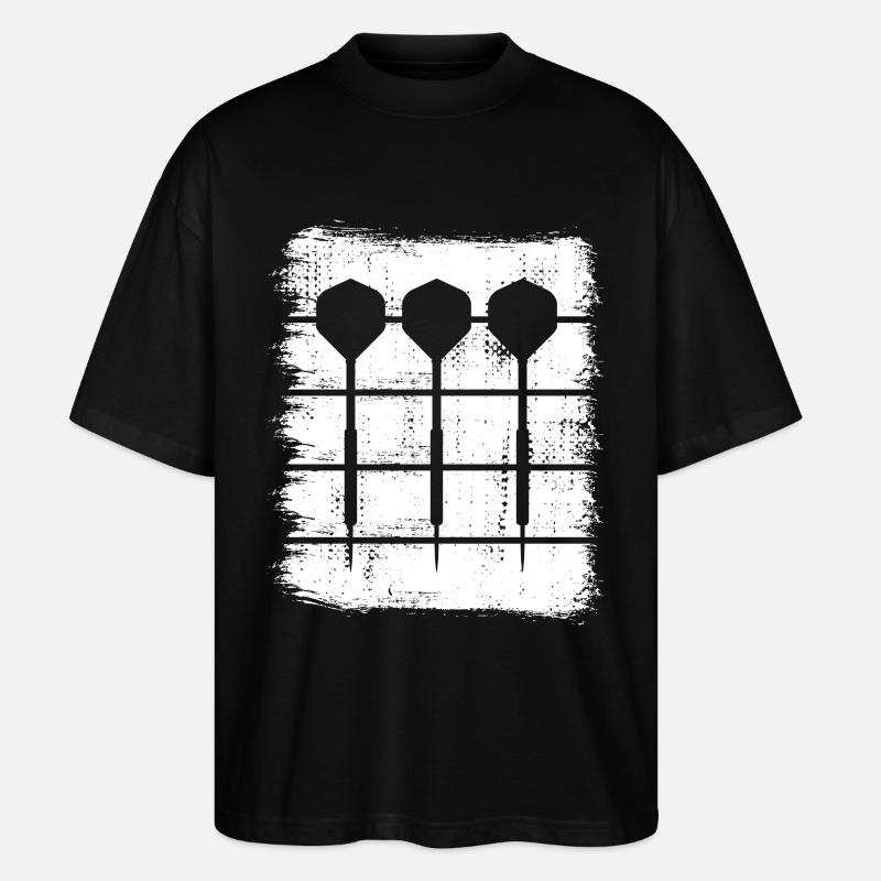 Dartpfeile - Stanley/Stella Oversized Unisex Bio T-Shirt Blaster 2.0 - Schwarz