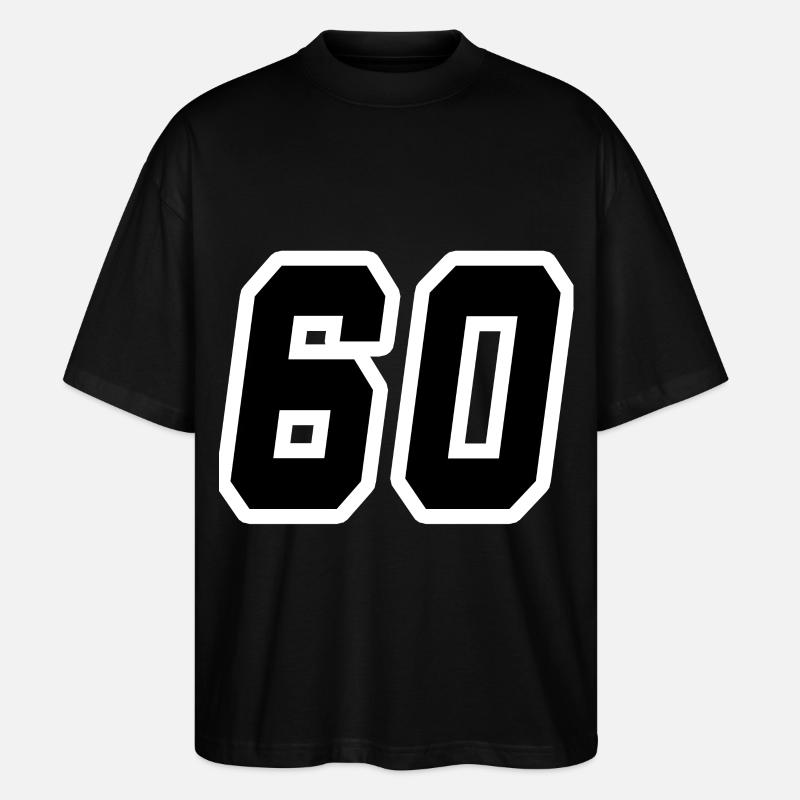 Nummer 60 - Stanley/Stella Oversized Unisex Bio T-Shirt Blaster 2.0 - Schwarz