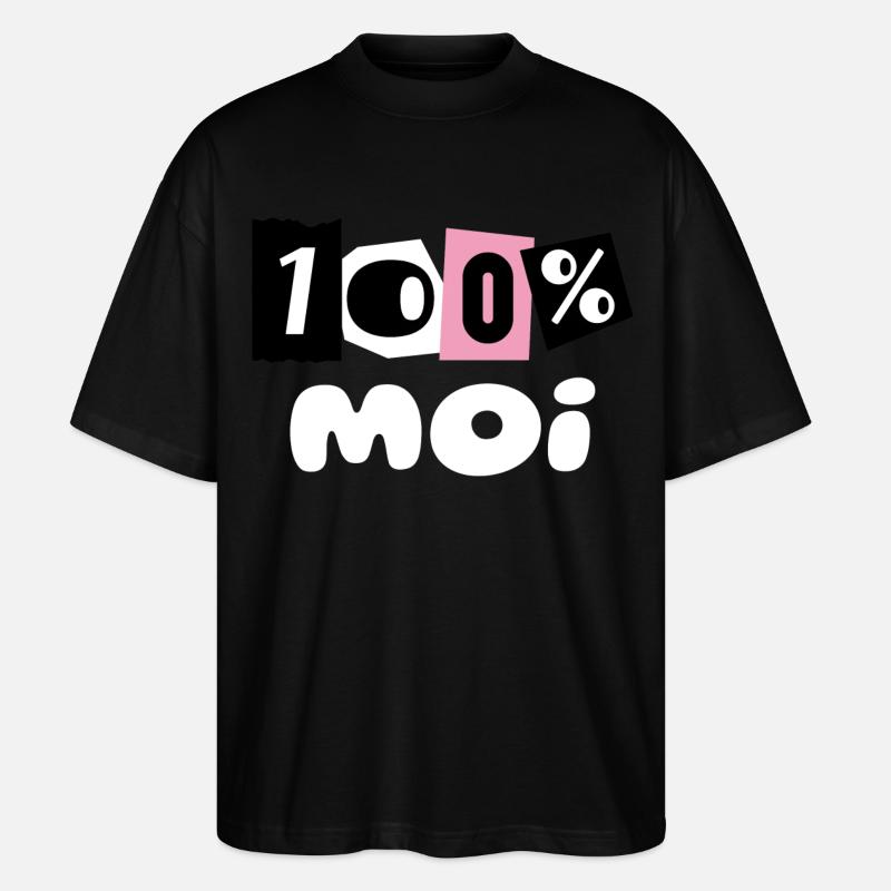 100% ICH - Stanley/Stella Oversized Unisex Bio T-Shirt Blaster 2.0 - Schwarz