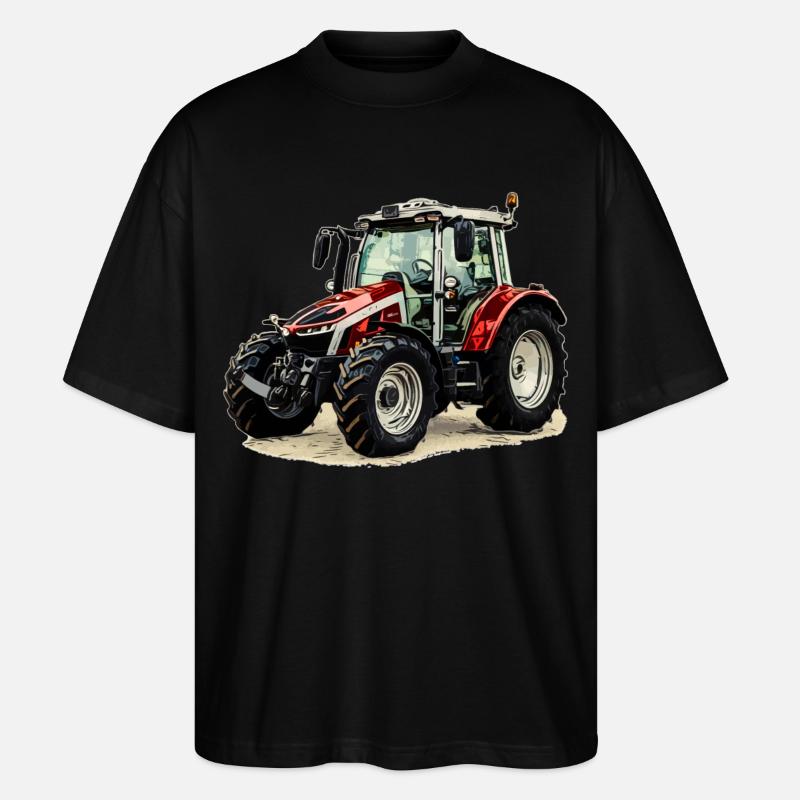 Traktor - Stanley/Stella Oversized Unisex Bio T-Shirt Blaster 2.0 - Schwarz