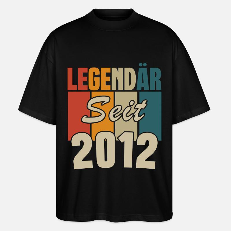 Legendär seit 2012 - Stanley/Stella Oversized Unisex Bio T-Shirt Blaster 2.0 - Schwarz