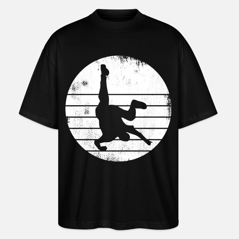 Breakdancer Sketch - Stanley/Stella Oversized Unisex Bio T-Shirt Blaster 2.0 - Schwarz