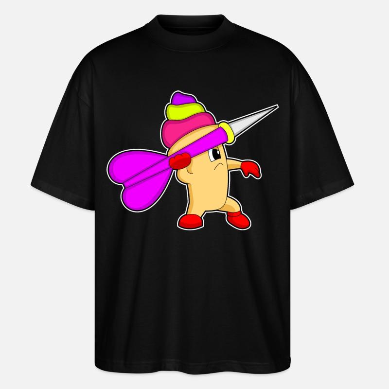 Pince à cupcakes Dartpfeil - T-shirt bio Blaster 2.0 coupe oversize Stanley/Stella Unisexe - noir