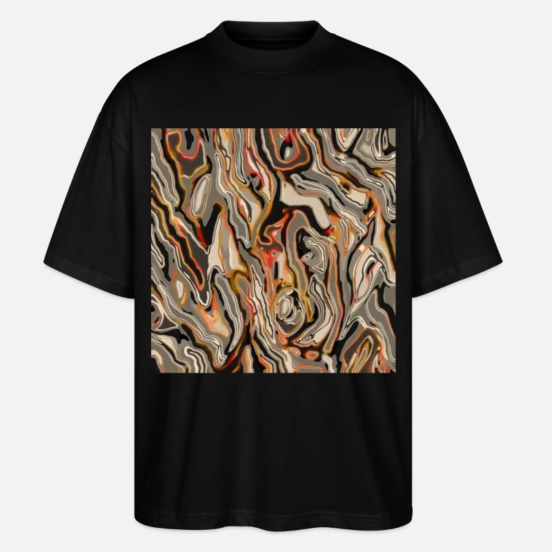 Holz ähnlich - Stanley/Stella Oversized Unisex Bio T-Shirt Blaster 2.0 - Schwarz
