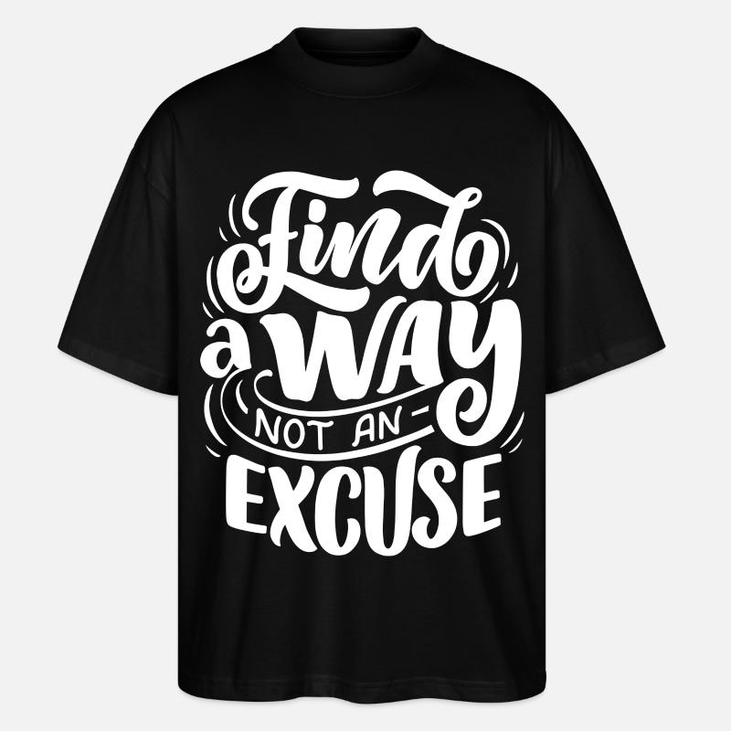 Find a way - Stanley/Stella Oversized Unisex Bio T-Shirt Blaster 2.0 - Schwarz