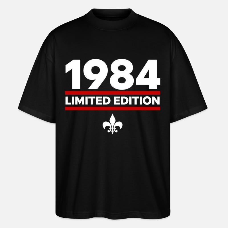 1984 Édition limitée - T-shirt bio Blaster 2.0 coupe oversize Stanley/Stella Unisexe - noir