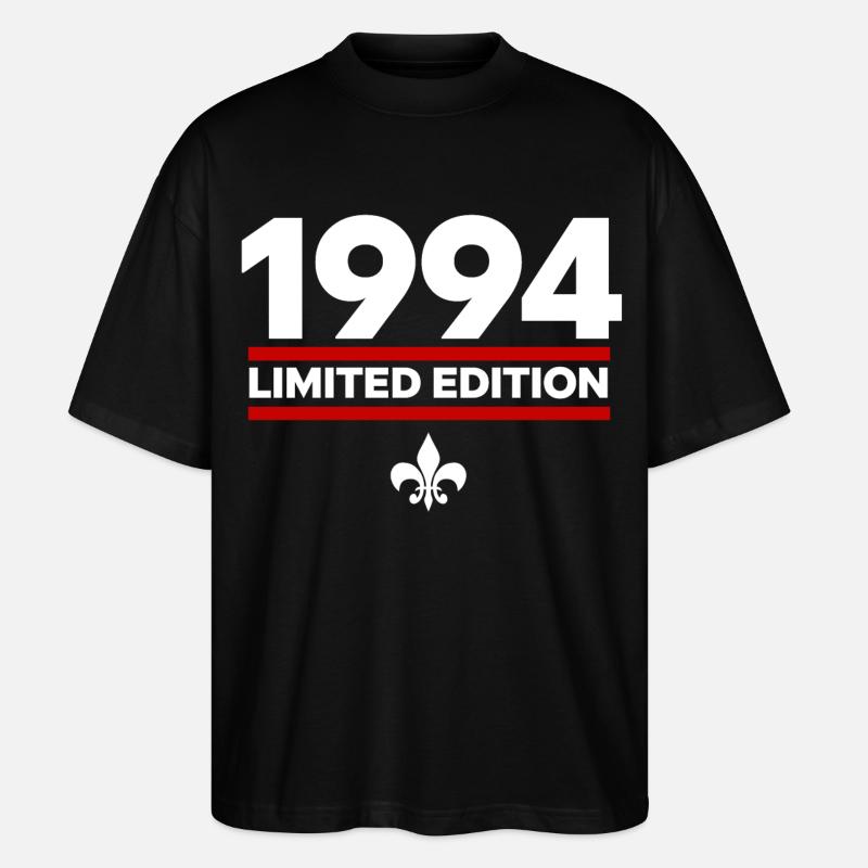 1994 Édition limitée - T-shirt bio Blaster 2.0 coupe oversize Stanley/Stella Unisexe - noir