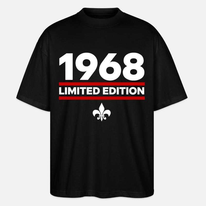 Édition limitée de 1968 - T-shirt bio Blaster 2.0 coupe oversize Stanley/Stella Unisexe - noir