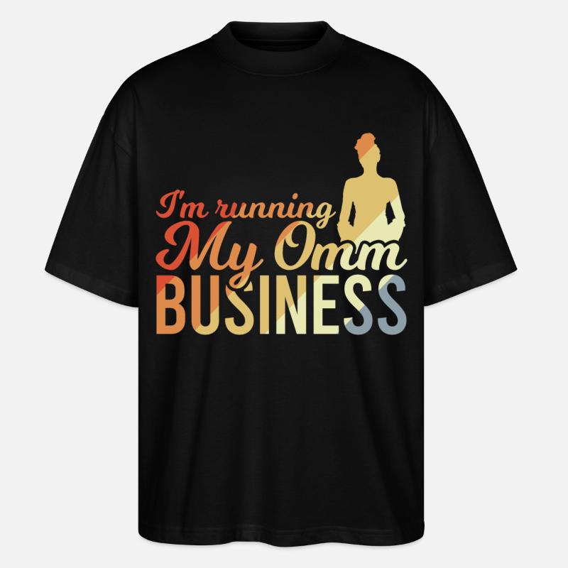 Je dirige mon entreprise Omm - T-shirt bio Blaster 2.0 coupe oversize Stanley/Stella Unisexe - noir
