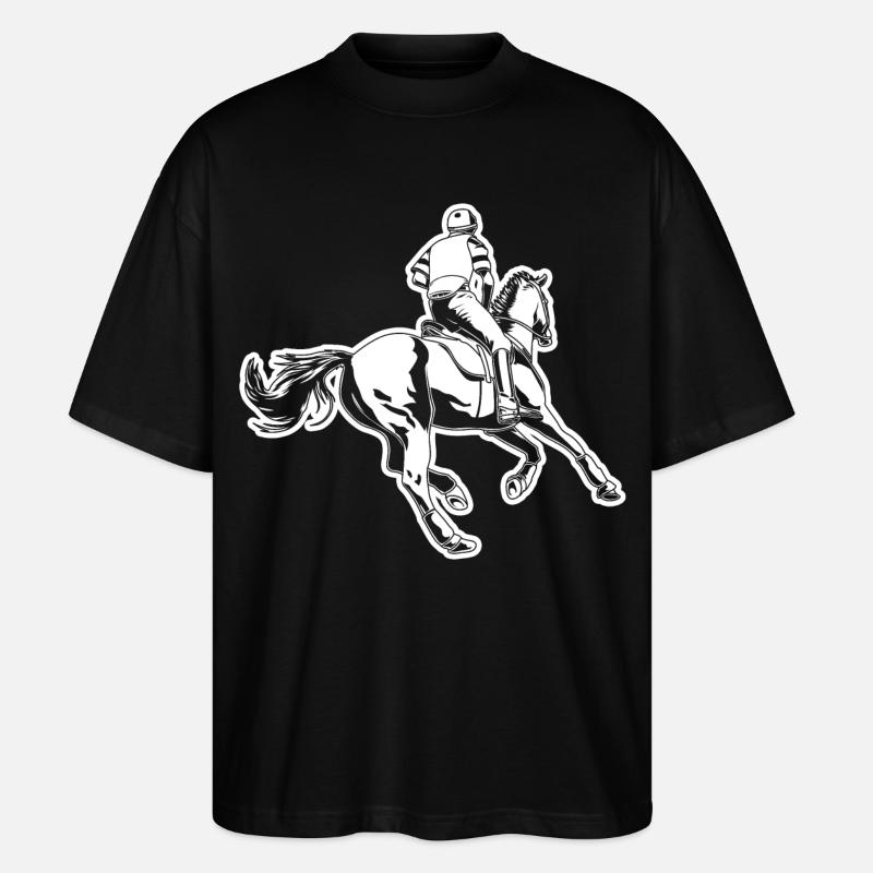 Reiter - Stanley/Stella Oversized Unisex Bio T-Shirt Blaster 2.0 - Schwarz
