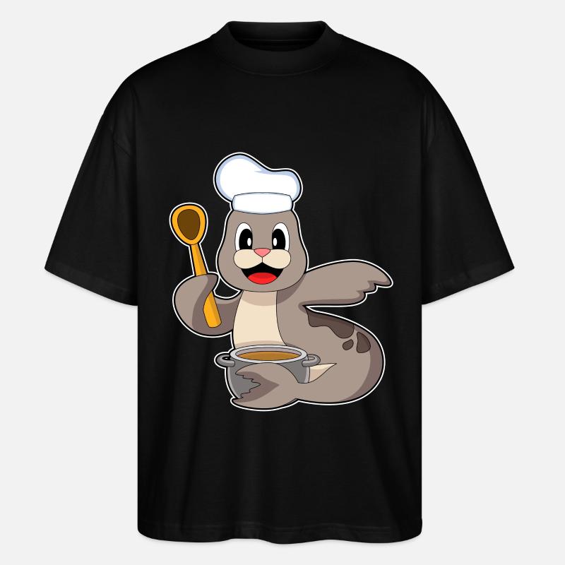 Cuisinier Sceller Cuisson Cuisson Cuisson - T-shirt bio Blaster 2.0 coupe oversize Stanley/Stella Unisexe - noir