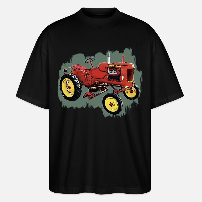 Traktor M H Pony - Stanley/Stella Oversized Unisex Bio T-Shirt Blaster 2.0 - Schwarz