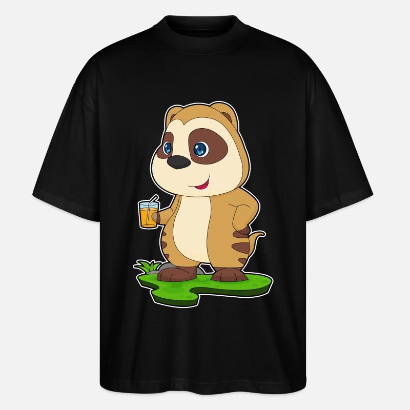 Jus de suricate - T-shirt bio Blaster 2.0 coupe oversize Stanley/Stella Unisexe - noir