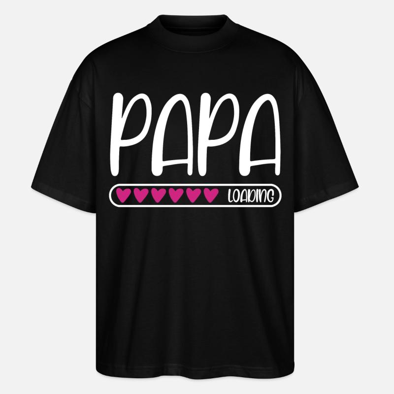 Papa loading - Stanley/Stella Oversized Unisex Bio T-Shirt Blaster 2.0 - Schwarz