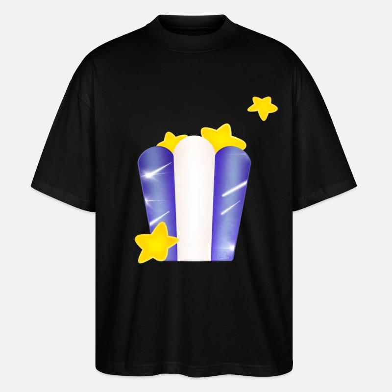 Star-Tasche! - Stanley/Stella Oversized Unisex Bio T-Shirt Blaster 2.0 - Schwarz