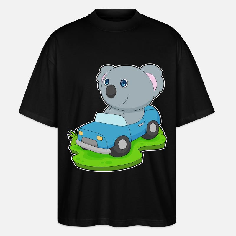 Koala Auto - Stanley/Stella Oversized Unisex Bio T-Shirt Blaster 2.0 - Schwarz