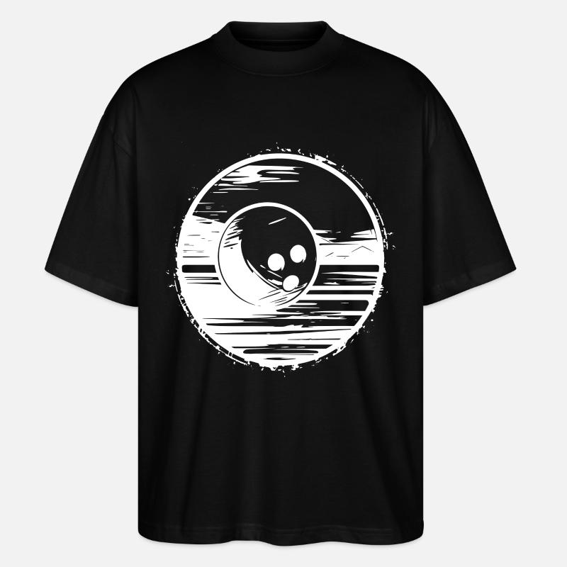 Bowling - Stanley/Stella Oversized Unisex Bio T-Shirt Blaster 2.0 - Schwarz