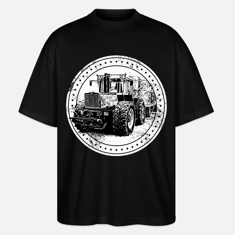 Traktor 1300 TRAC - Stanley/Stella Oversized Unisex Bio T-Shirt Blaster 2.0 - Schwarz
