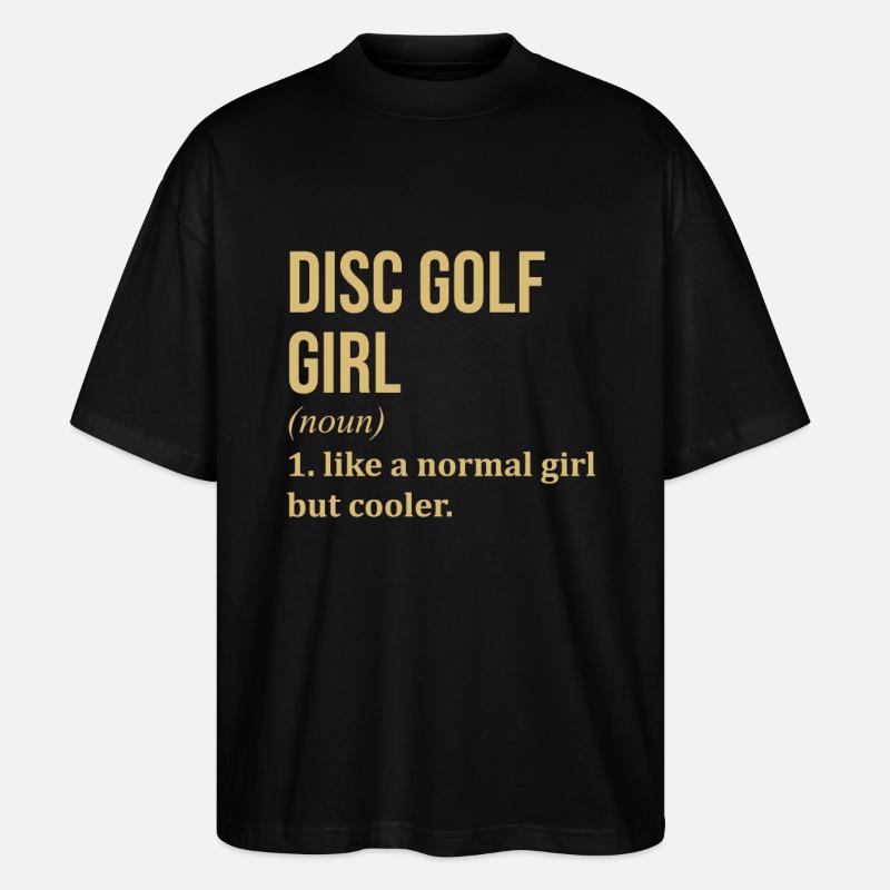 Discgolf - Stanley/Stella Oversized Unisex Bio T-Shirt Blaster 2.0 - Schwarz