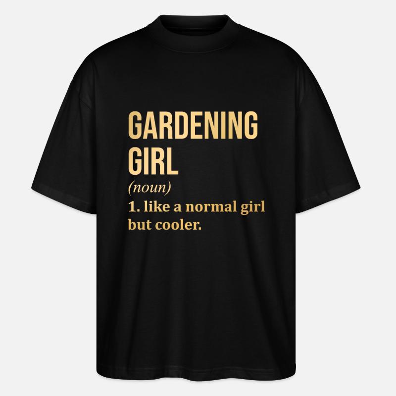 ogrodnictwo - Ekologiczne Koszulka Oversize Unisex Stanley/Stella Blaster 2.0 - czarny