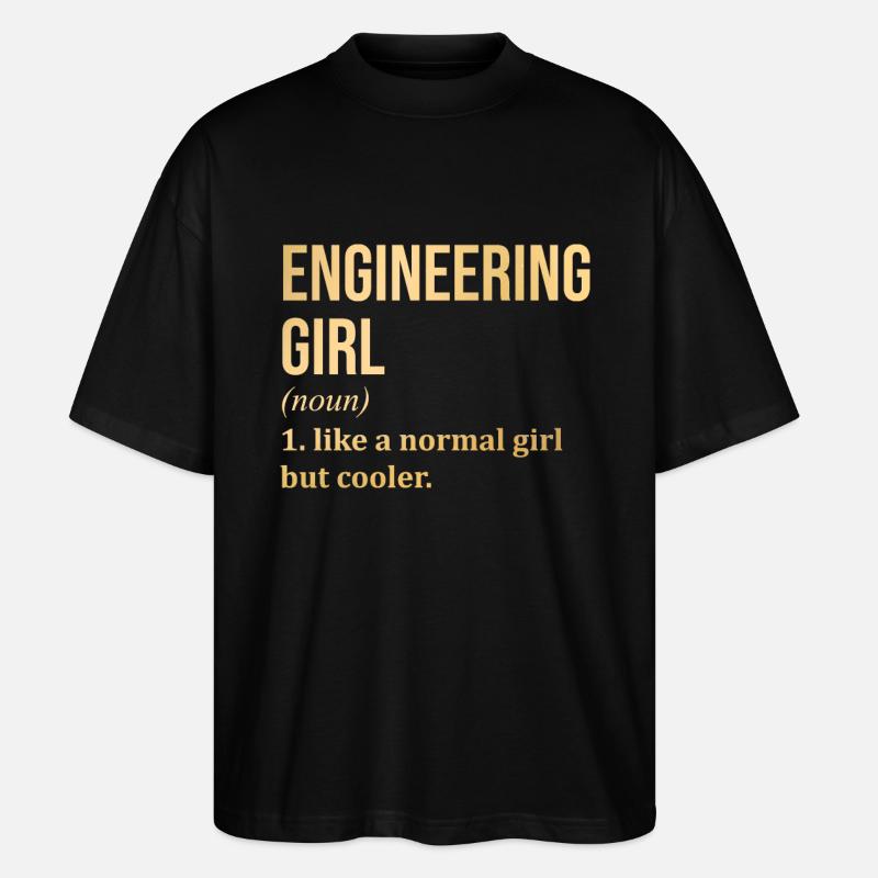 Engineer - Stanley/Stella Oversized Unisex Organic T-shirt Blaster 2.0 - black