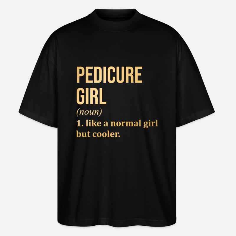 Pediküre - Stanley/Stella Oversized Unisex Bio T-Shirt Blaster 2.0 - Schwarz