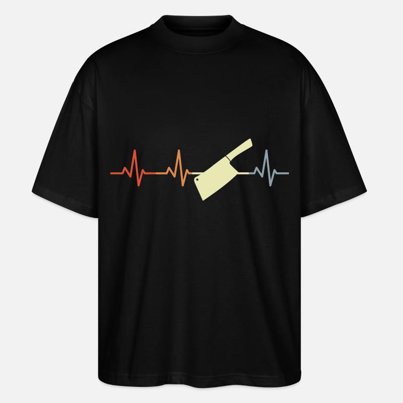 Palpitations du couperet - T-shirt bio Blaster 2.0 coupe oversize Stanley/Stella Unisexe - noir