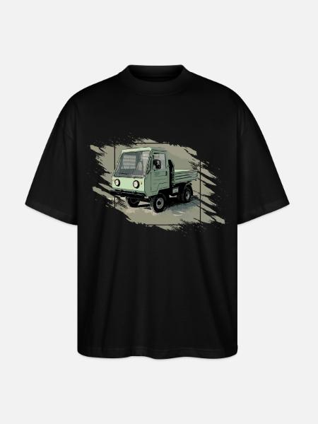 MULTICAR M24 GDR Truck - Stanley/Stella Oversized Unisex Organic T-shirt Blaster 2.0 - black