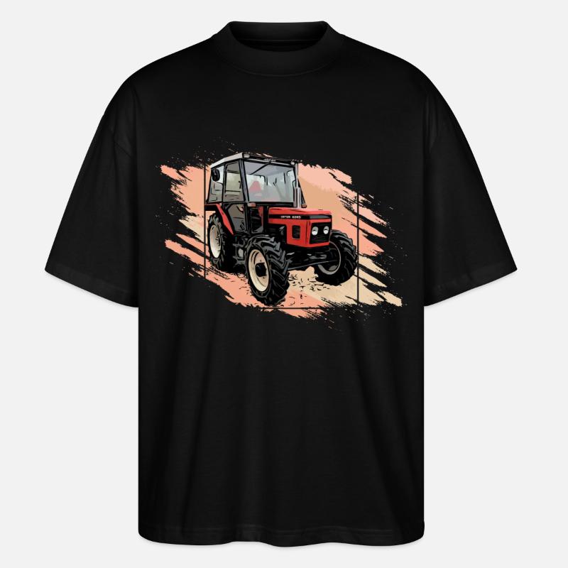 Traktor 5245 - Stanley/Stella Oversized Unisex Bio T-Shirt Blaster 2.0 - Schwarz