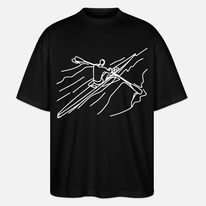 Rameur - T-shirt bio Blaster 2.0 coupe oversize Stanley/Stella Unisexe - noir