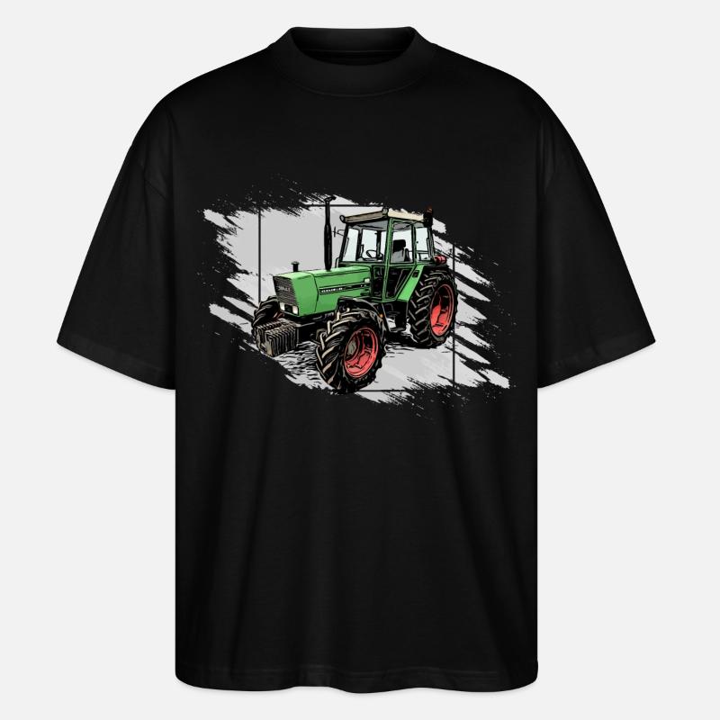 Traktor Farmer 306 - Stanley/Stella Oversized Unisex Bio T-Shirt Blaster 2.0 - Schwarz