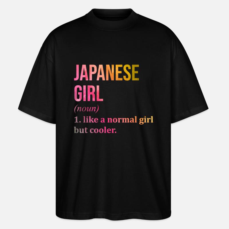 Japan - Stanley/Stella Oversized Unisex Bio T-Shirt Blaster 2.0 - Schwarz