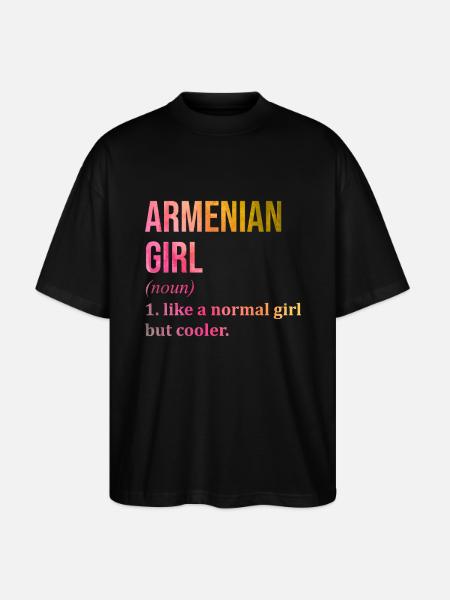 Armenia Armenia Armenia - Stanley/Stella Oversized Unisex Organic T-shirt Blaster 2.0 - black