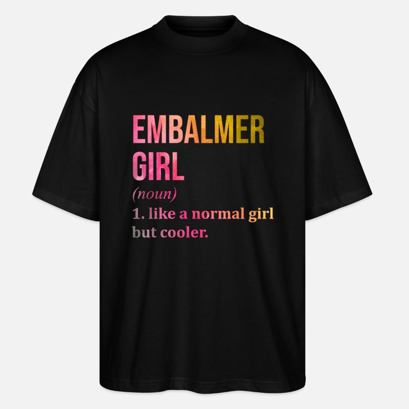 Einbalsamierer - Stanley/Stella Oversized Unisex Bio T-Shirt Blaster 2.0 - Schwarz