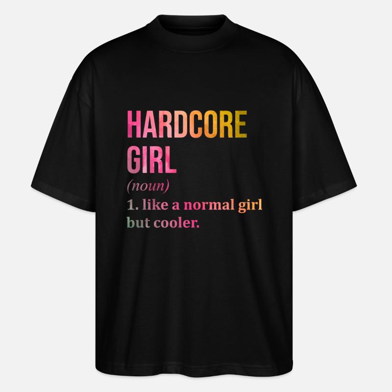 Hardcore - Stanley/Stella Oversized Unisex Organic T-shirt Blaster 2.0 - black