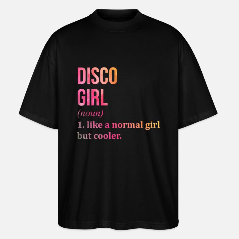 Diskothek - Stanley/Stella Oversized Unisex Bio T-Shirt Blaster 2.0 - Schwarz