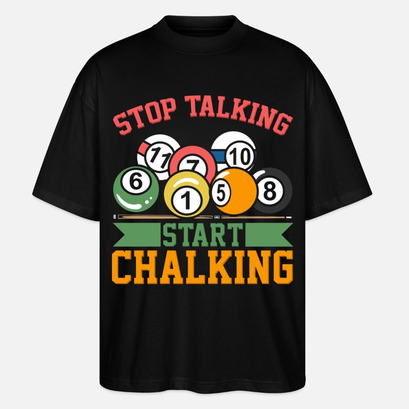 Blague de billard - T-shirt bio Blaster 2.0 coupe oversize Stanley/Stella Unisexe - noir