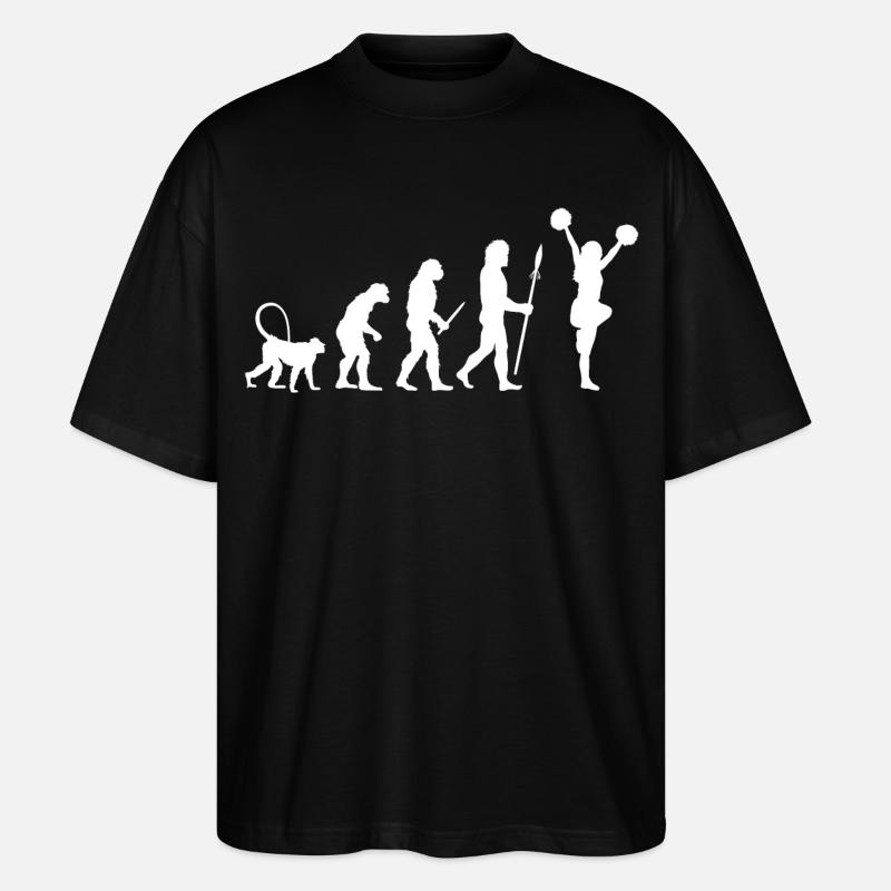 Cheerleader Evolution - Stanley/Stella Oversized Unisex Organic T-shirt Blaster 2.0 - black