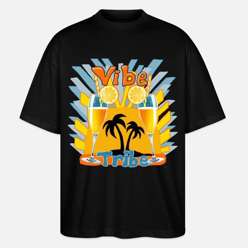 C’est l’heure de la - T-shirt bio Blaster 2.0 coupe oversize Stanley/Stella Unisexe - noir