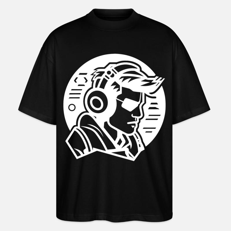 Videogames Liebhaber - Stanley/Stella Oversized Unisex Bio T-Shirt Blaster 2.0 - Schwarz